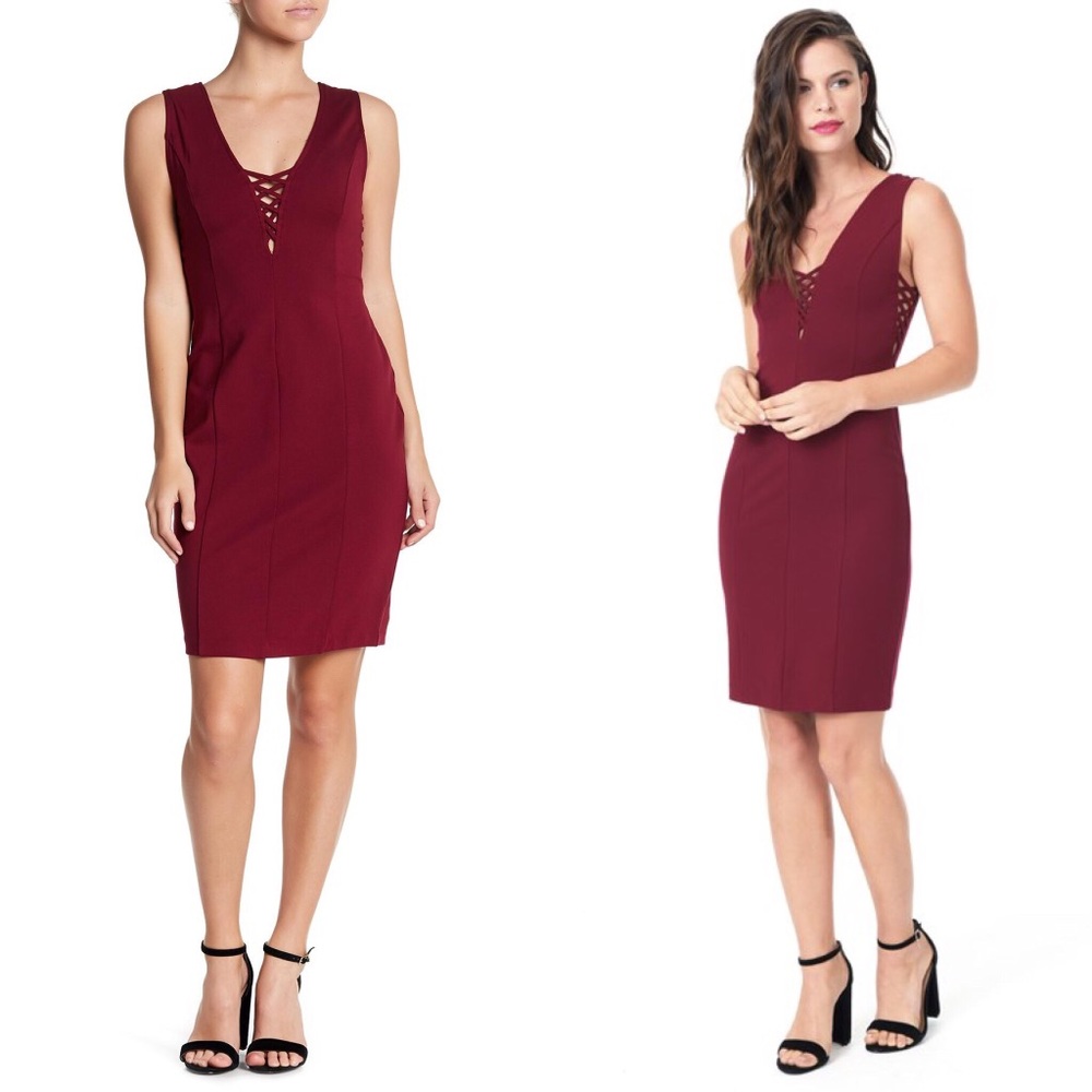 Cupcakes and Cashmere Beet Red Zody Dress - Picture 2 of 4